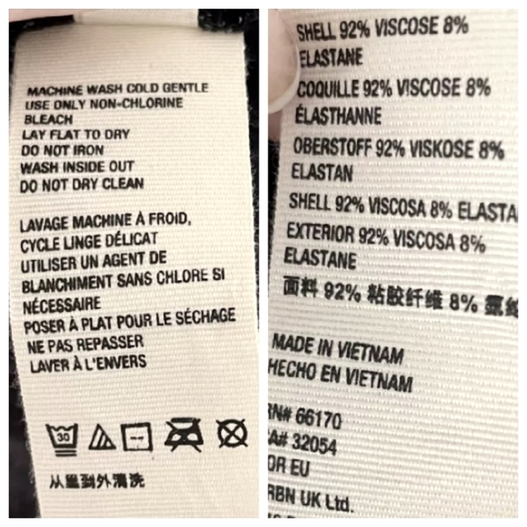 Free People Olivia Jersey Tunic Dress Blue Floral Plunging V-neck Ruffled Hem SM - Picture 14 of 15